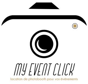 Logo noir de My Event Click spécialisé dans la location de Photo Booth pour événements sur Besançon et dans la région Bourgogne Franche comté